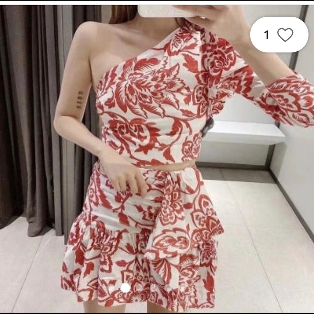 ZARA TOP & SKIRT SET